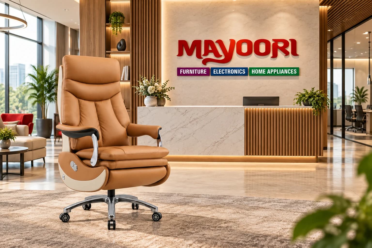Fordel executive chair in a Mayoori reception concept
