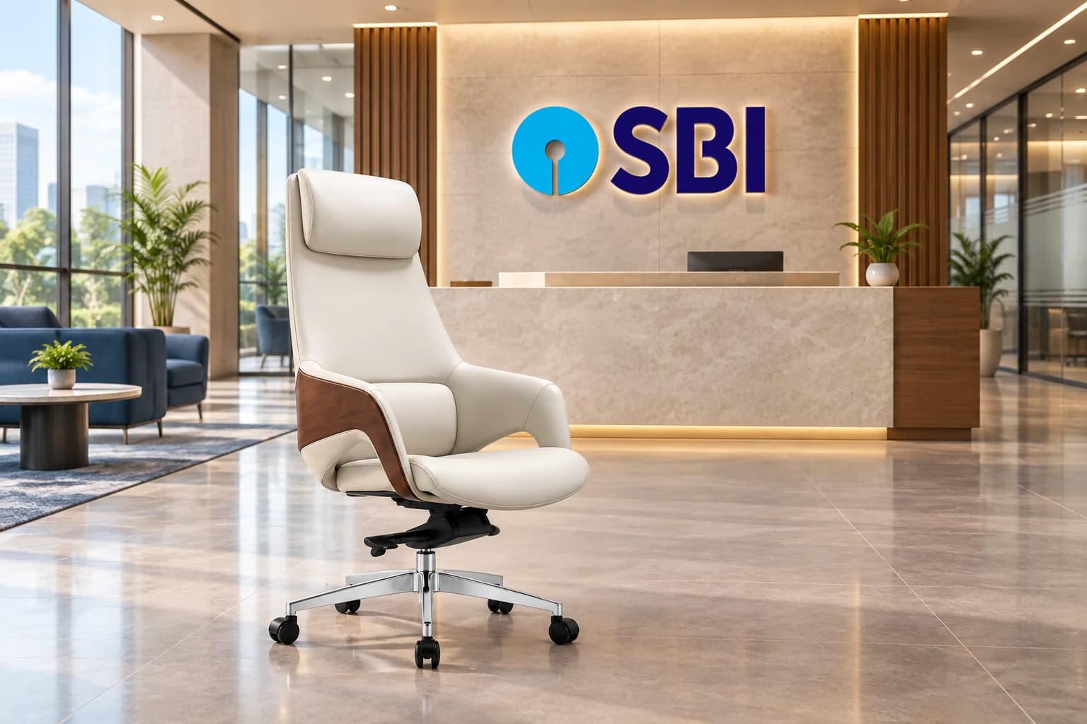 Fordel executive chair in an SBI reception concept
