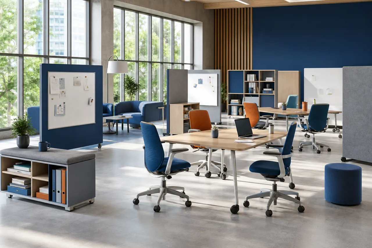 Thoughtfully designed Fordel office workspace